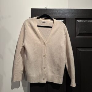 Wilfred 100% cashmere cardigan sweater